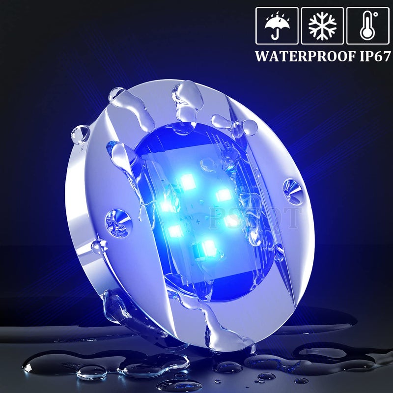 PSEQT LED Marine Boat Deck Lights, Stern Courtesy Interior Pontoon Anchor Light Waterproof for boats Night Fishing Kayak Yacht Duck John Boat - Image 3